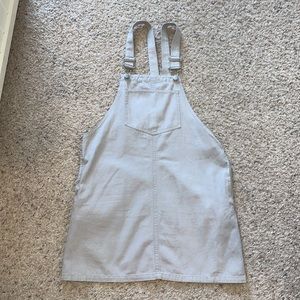 GRAY OVERALL DRESS